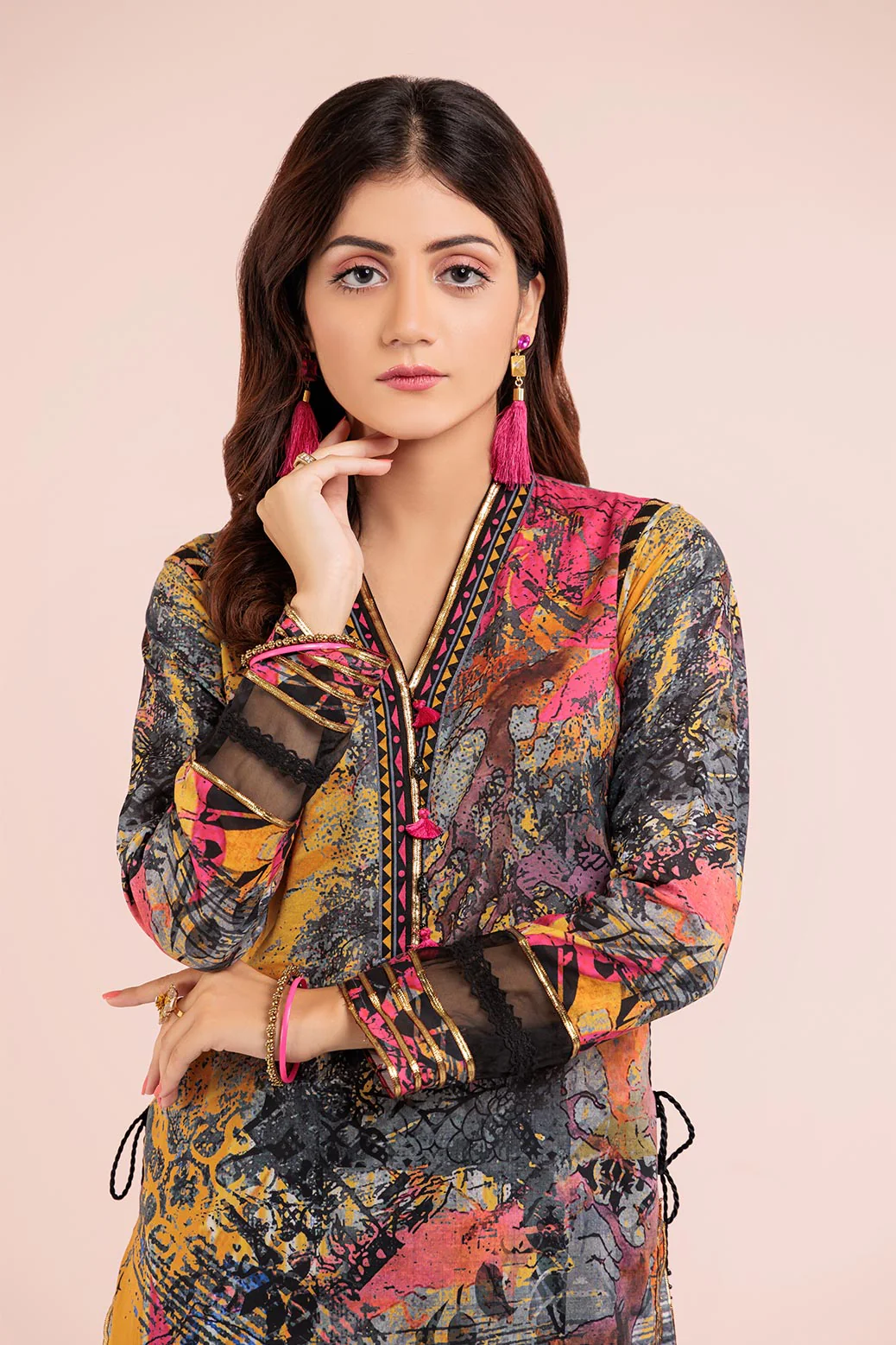 GREY-MIX-LAWN-2 PIECE (SRS232P06) - Image 2