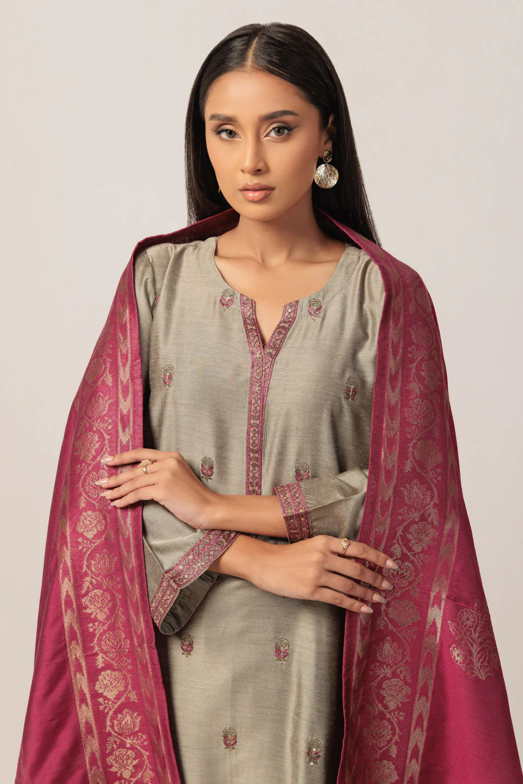GREY-SILK-3 PIECE (6S24C3P351) - Image 3