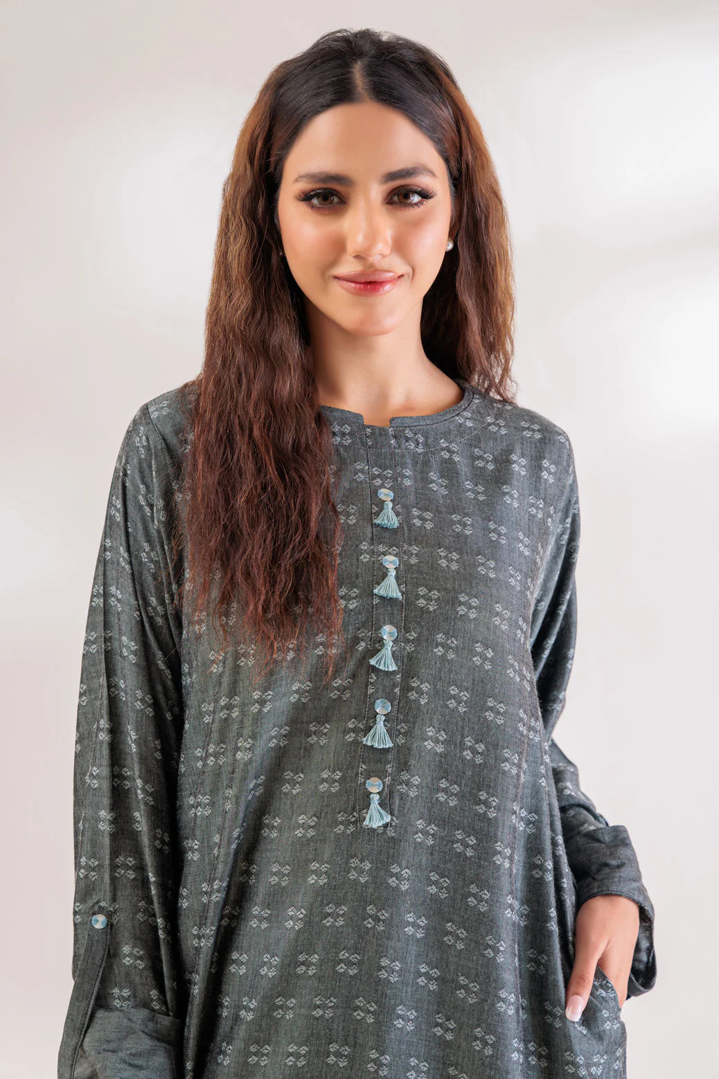 GREY-YARN DYED-2 PIECE (WS6232P44) - Image 2