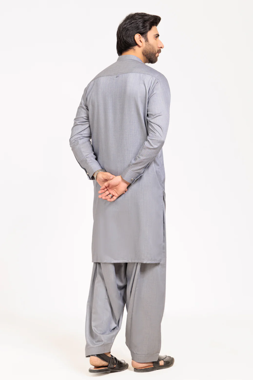 L-GREY-BLENDED-SHALWAR SUIT - (GSBW24-014) - Image 5
