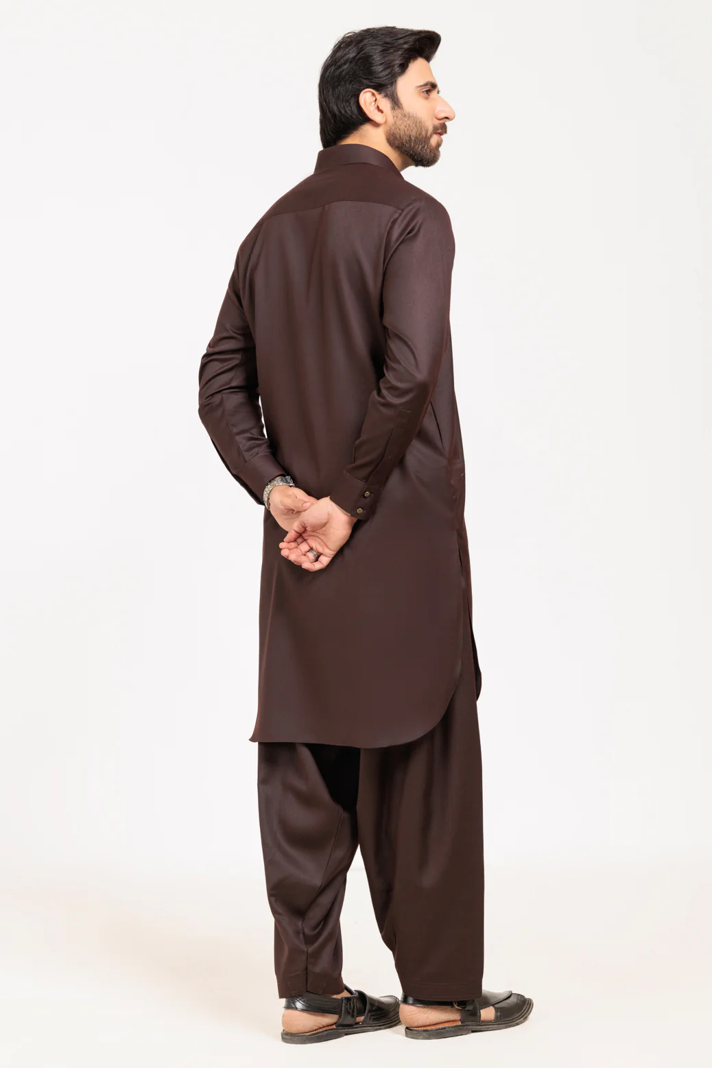 D-BROWN-BLENDED-SHALWAR SUIT - (GSSW24-023) - Image 5