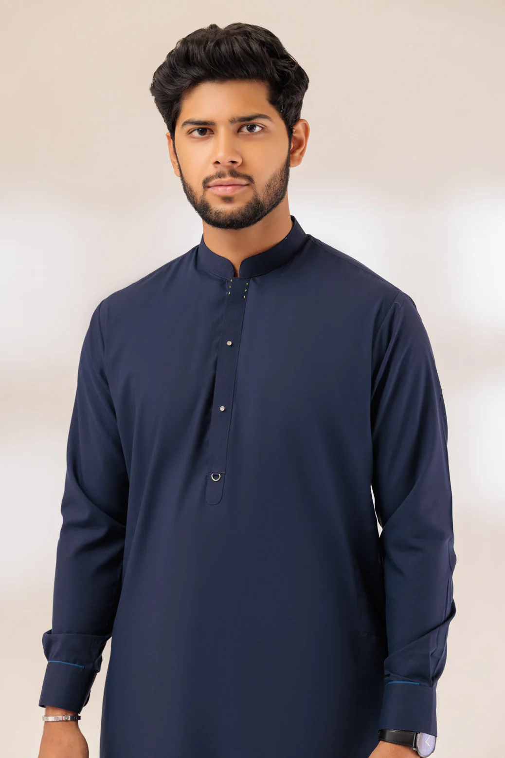 H-GLASS-BLENDED-KURTA PAJAMA TROUSER - (KSS23-056) - Image 2
