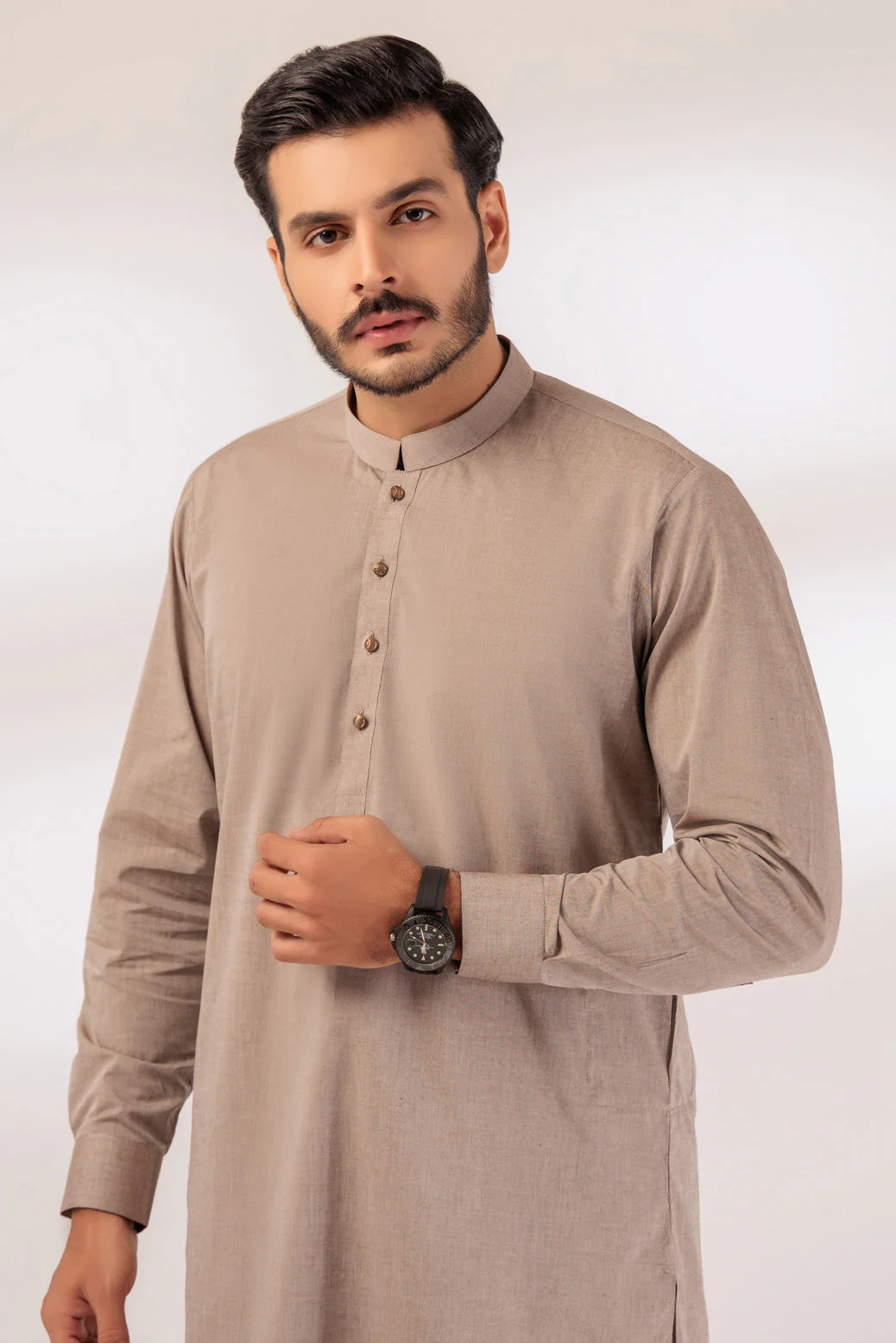 HAZEL-YARN DYED-KURTA SHALWAR - (KSRR24-014) - Image 4