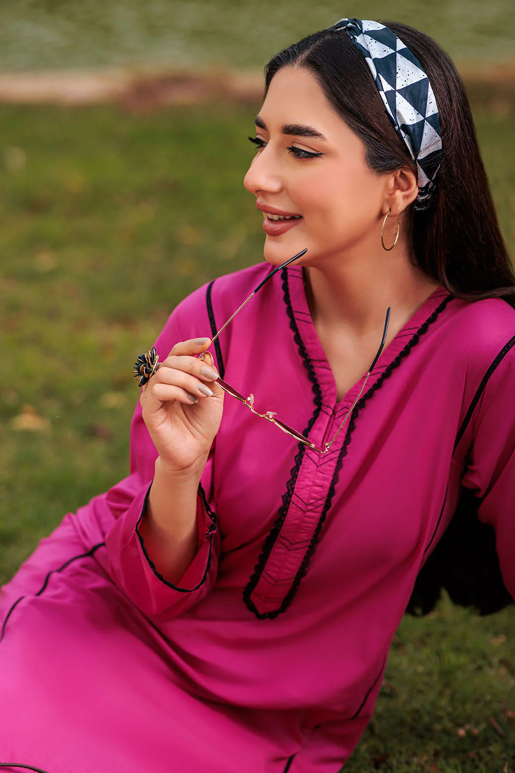 HOT-PINK-CAMBRIC-2 PIECE (BSRS232P04) - Image 4