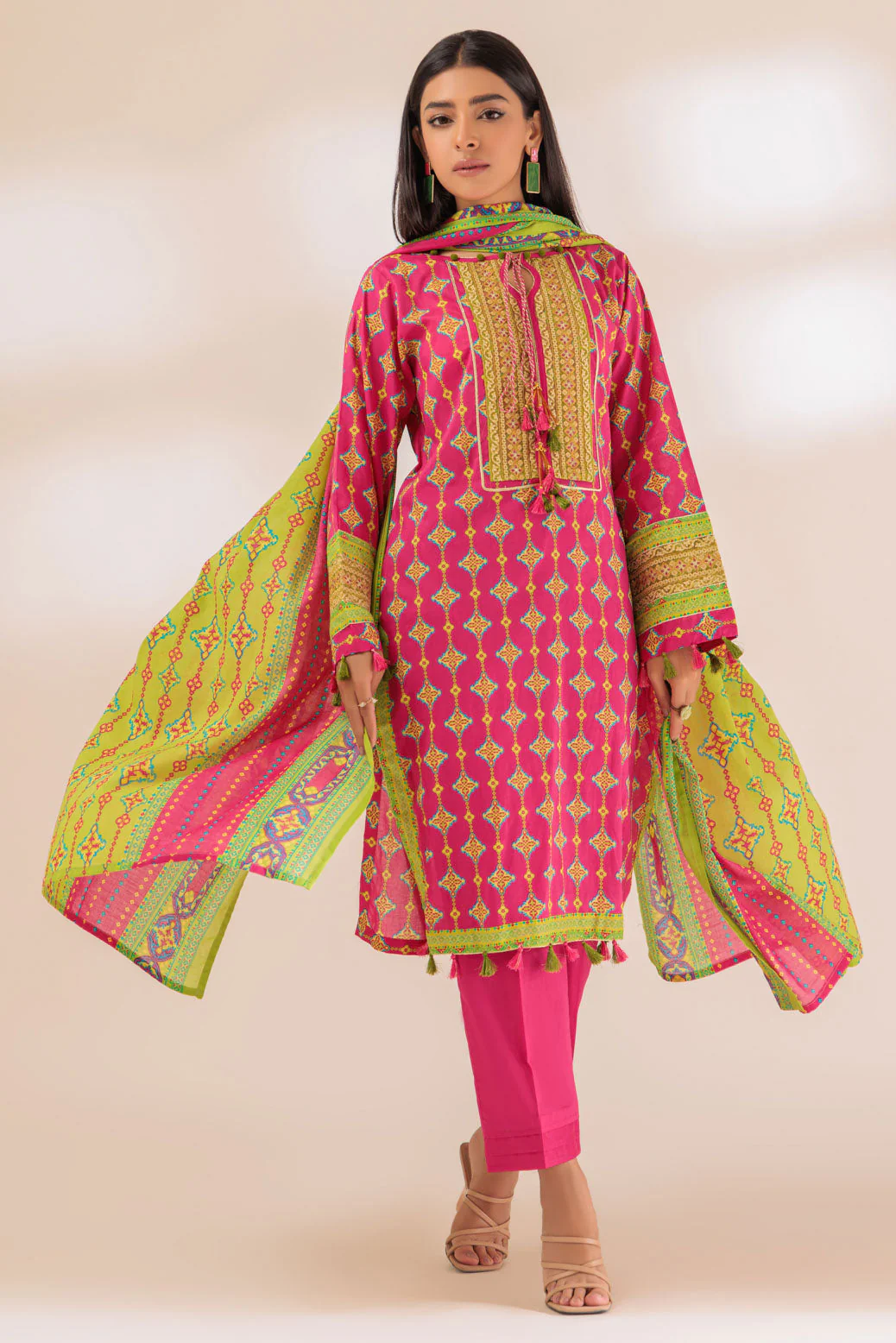 HOT-PINK-LAWN-3 PIECE (SAS233P53) - Image 3
