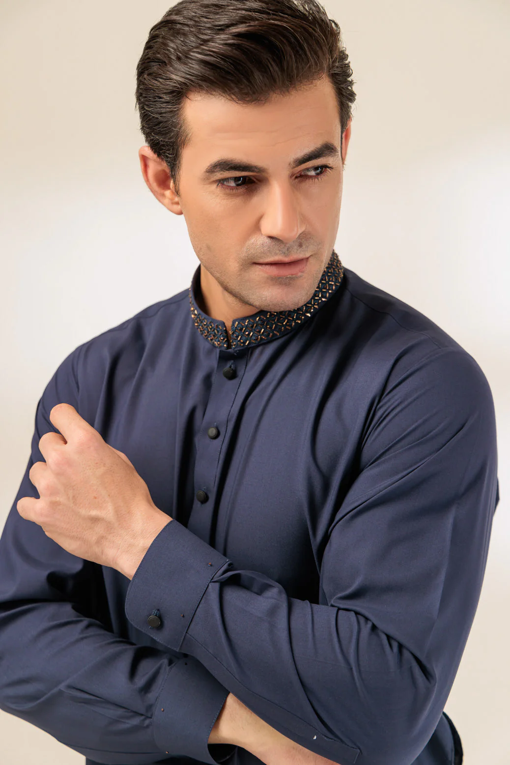 I-BRASS-BLENDED-KURTA SHALWAR - (KSRR24-010) - Image 4