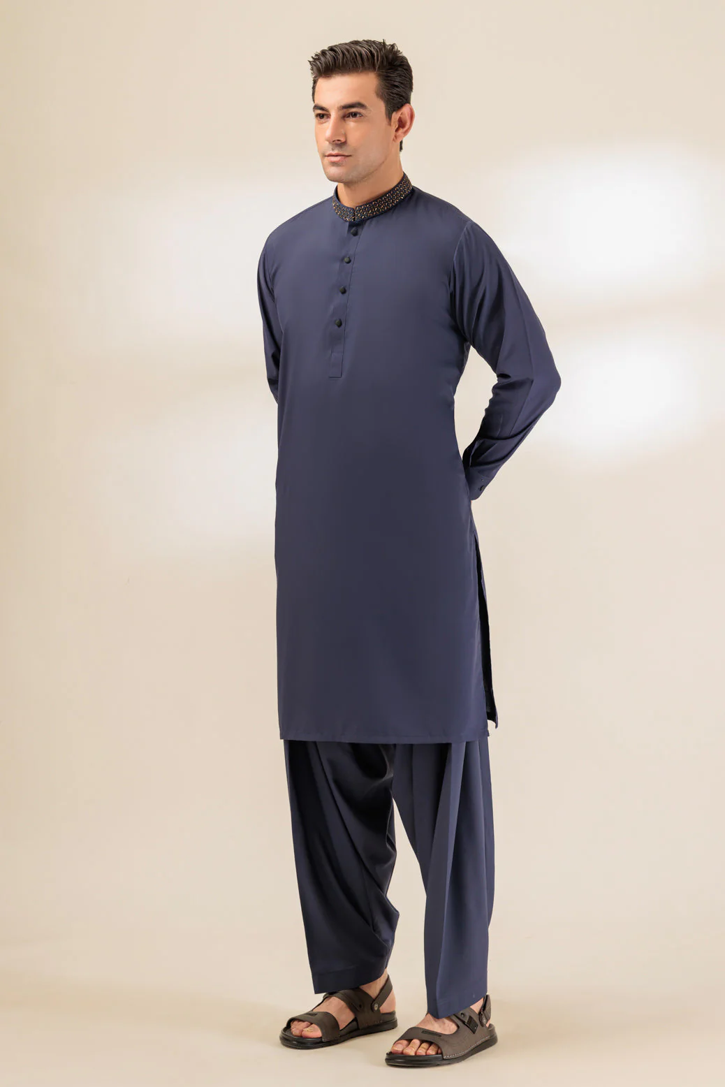 I-BRASS-BLENDED-KURTA SHALWAR - (KSRR24-010) - Image 5