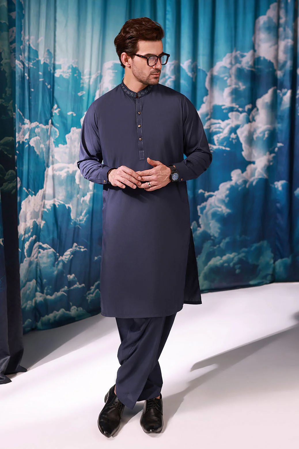 I-BRASS-BLENDED-KURTA SHALWAR - (KSRW24-016) - Image 3