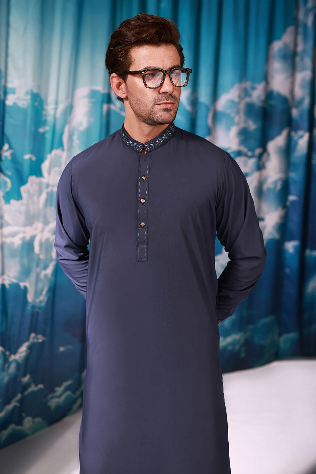 I-BRASS-BLENDED-KURTA SHALWAR - (KSRW24-016) - Image 5