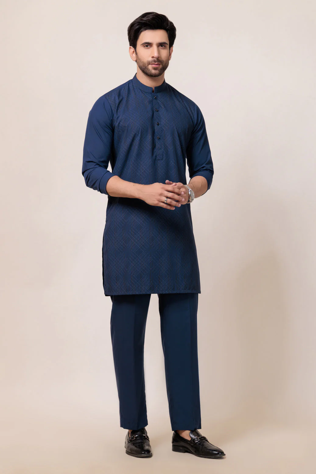 IRON-BLENDED-KURTA TROUSER - (KSW24-007) - Image 2