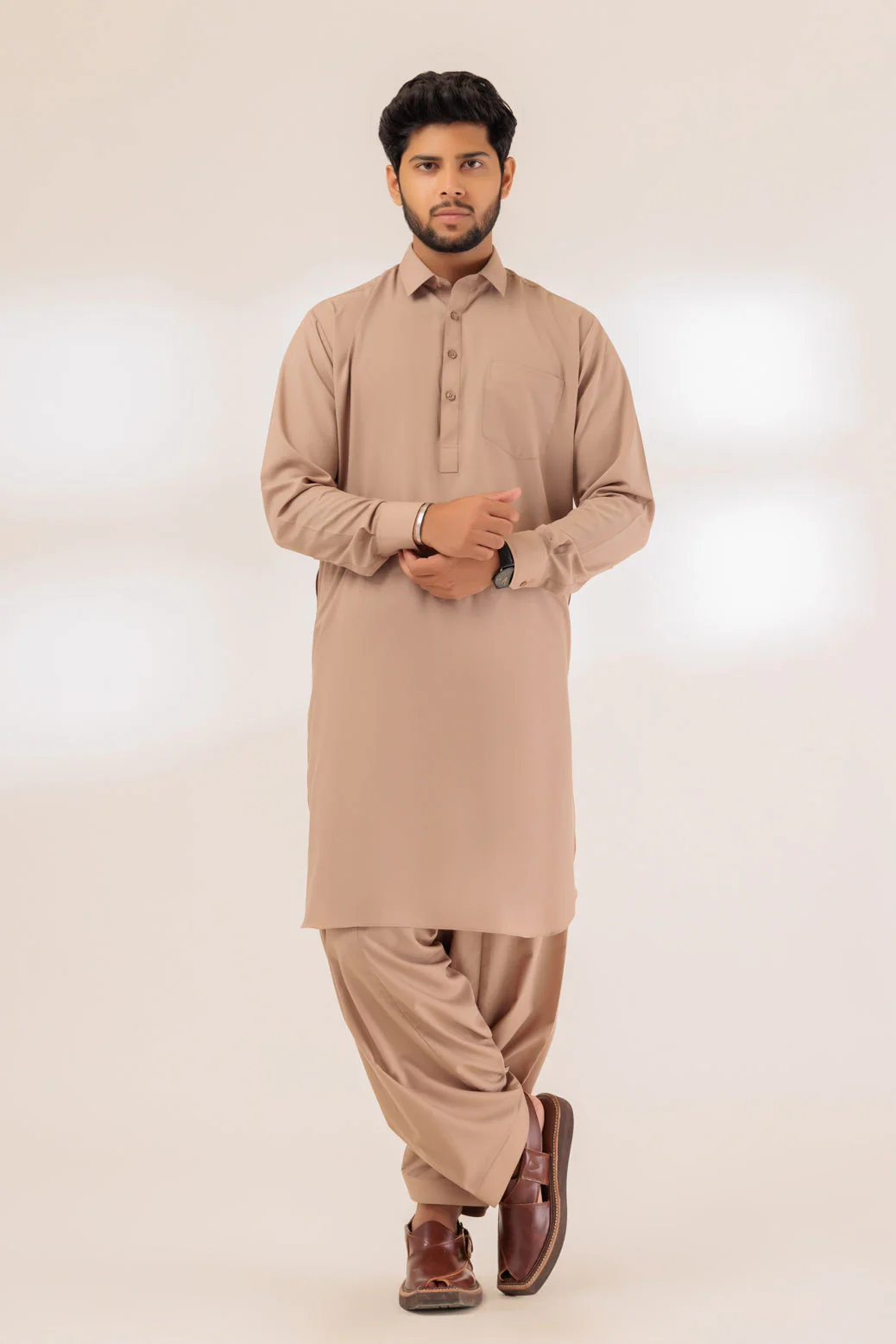 IRON-ORE-BLENDED-SHALWAR SUIT - (GSSR23-008) - Image 3