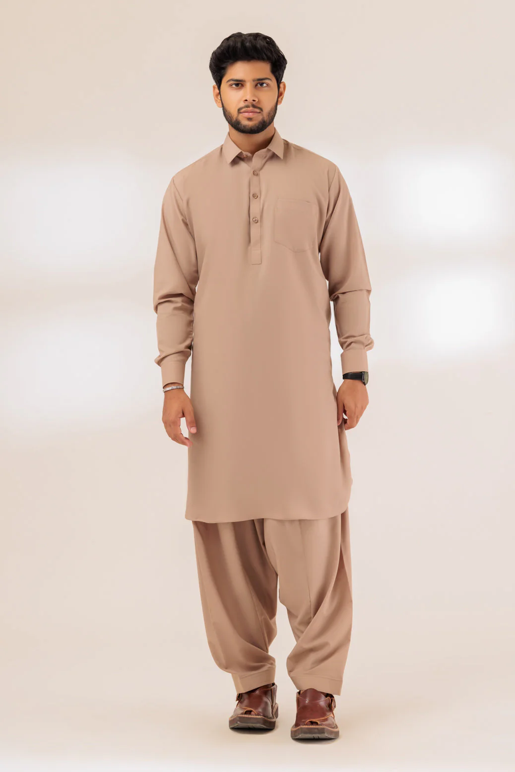 IRON-ORE-BLENDED-SHALWAR SUIT - (GSSR23-008) - Image 4