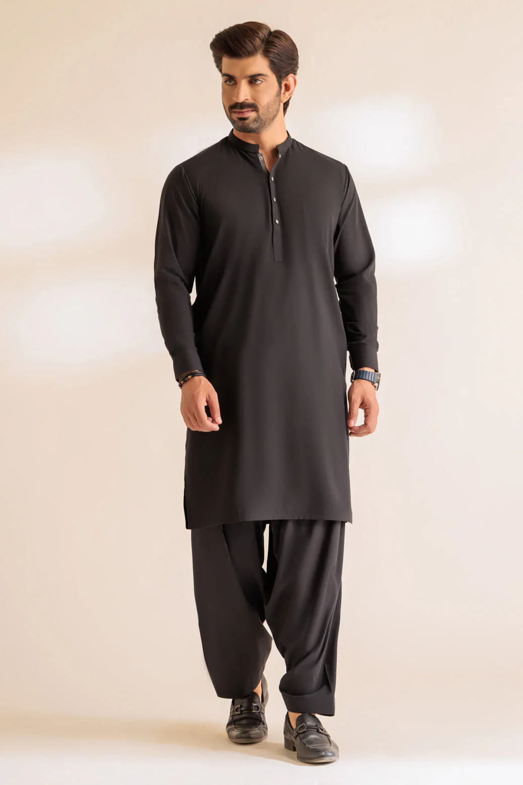 J-BLACK-BLENDED-SHALWAR SUIT - (GSBS24-002) - Image 3
