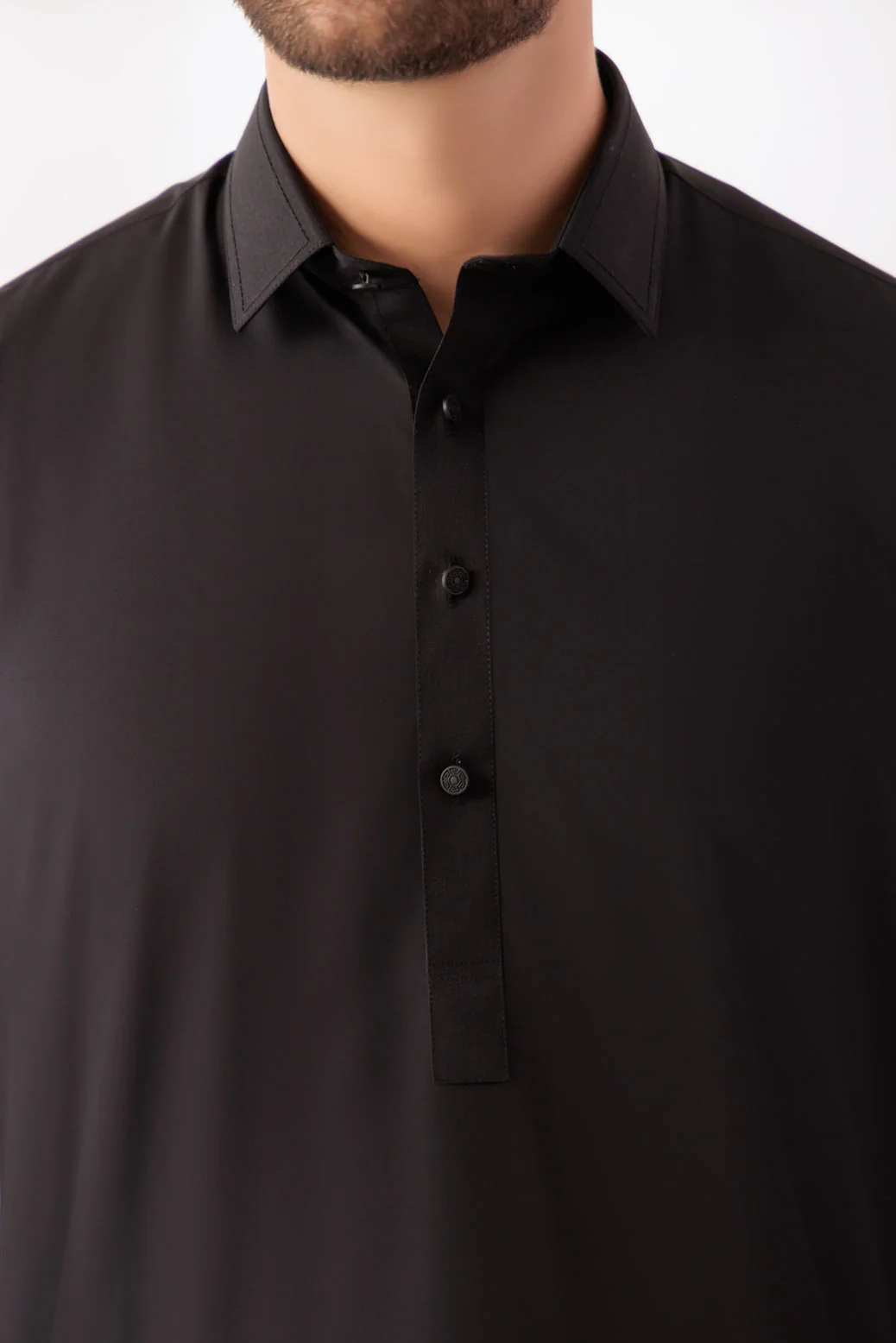 J-BLACK-BLENDED-SHALWAR SUIT - (GSSS24-016) - Image 2