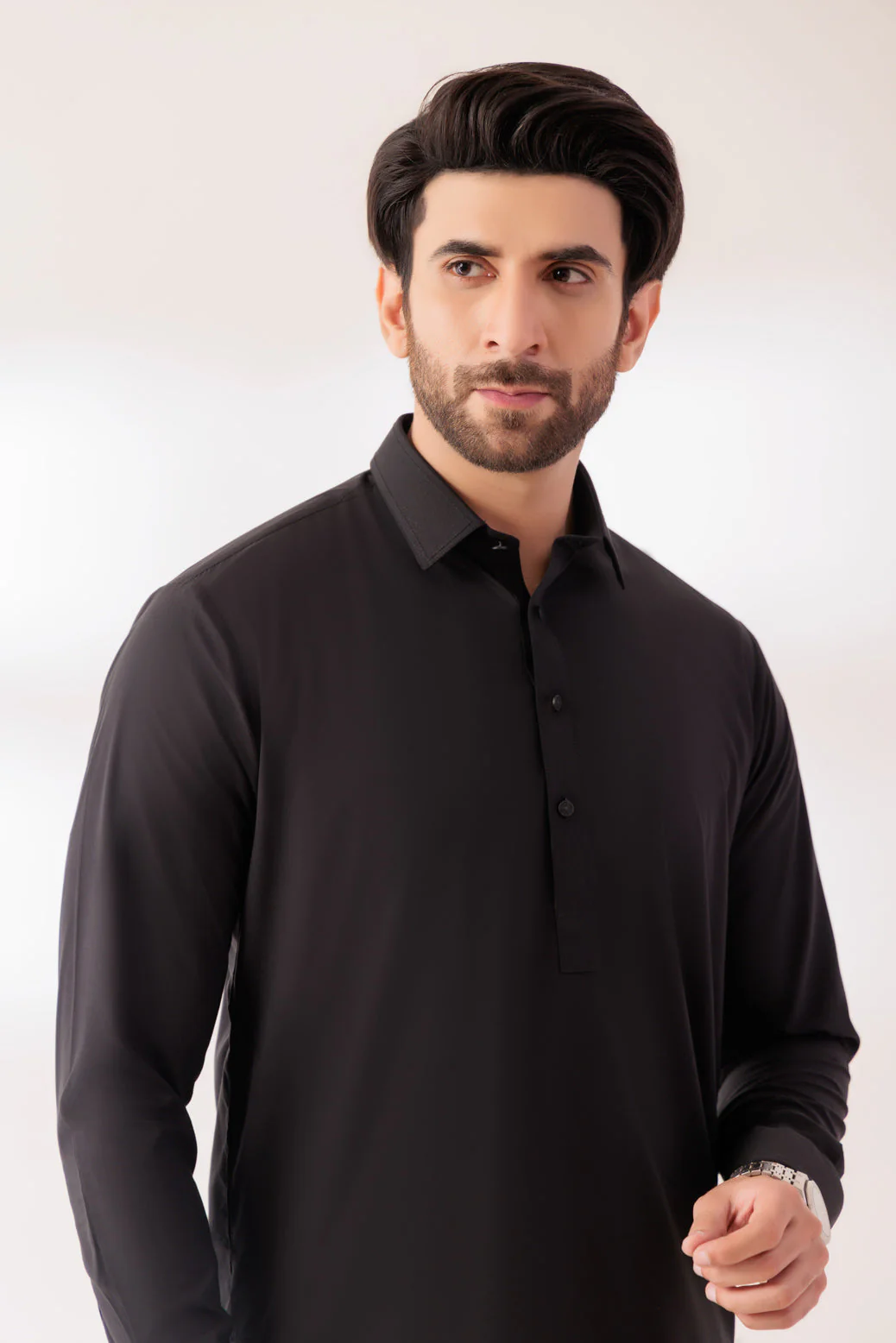 J-BLACK-BLENDED-SHALWAR SUIT - (GSSS24-016) - Image 4
