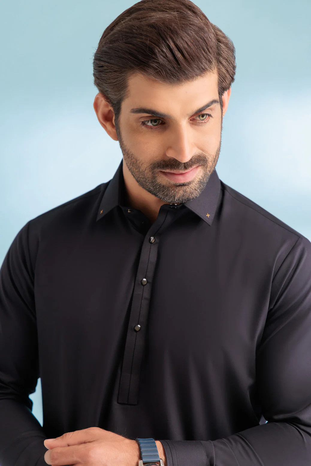 J-BLACK-BLENDED-SHALWAR SUIT - (GSSW23-091) - Image 2