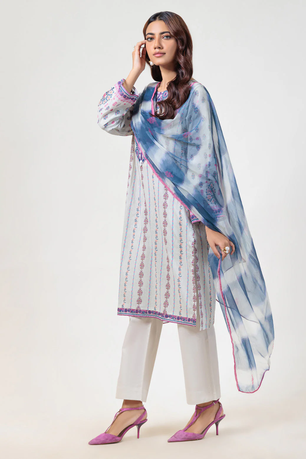 L-BEIGE-LAWN -3 PIECE (BPS2243P06) - Image 4