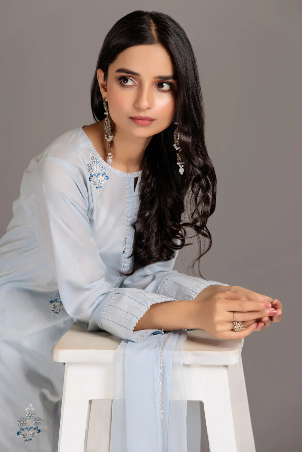 L-BLUE-CAMBRIC-3 PIECE (SHS233P02) - Image 4