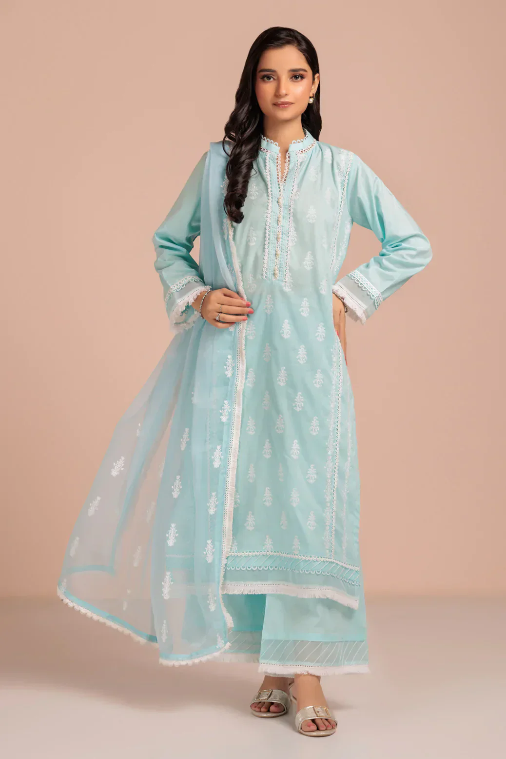 L-BLUE-CAMBRIC-3 PIECE (WSS223P118) - Image 3