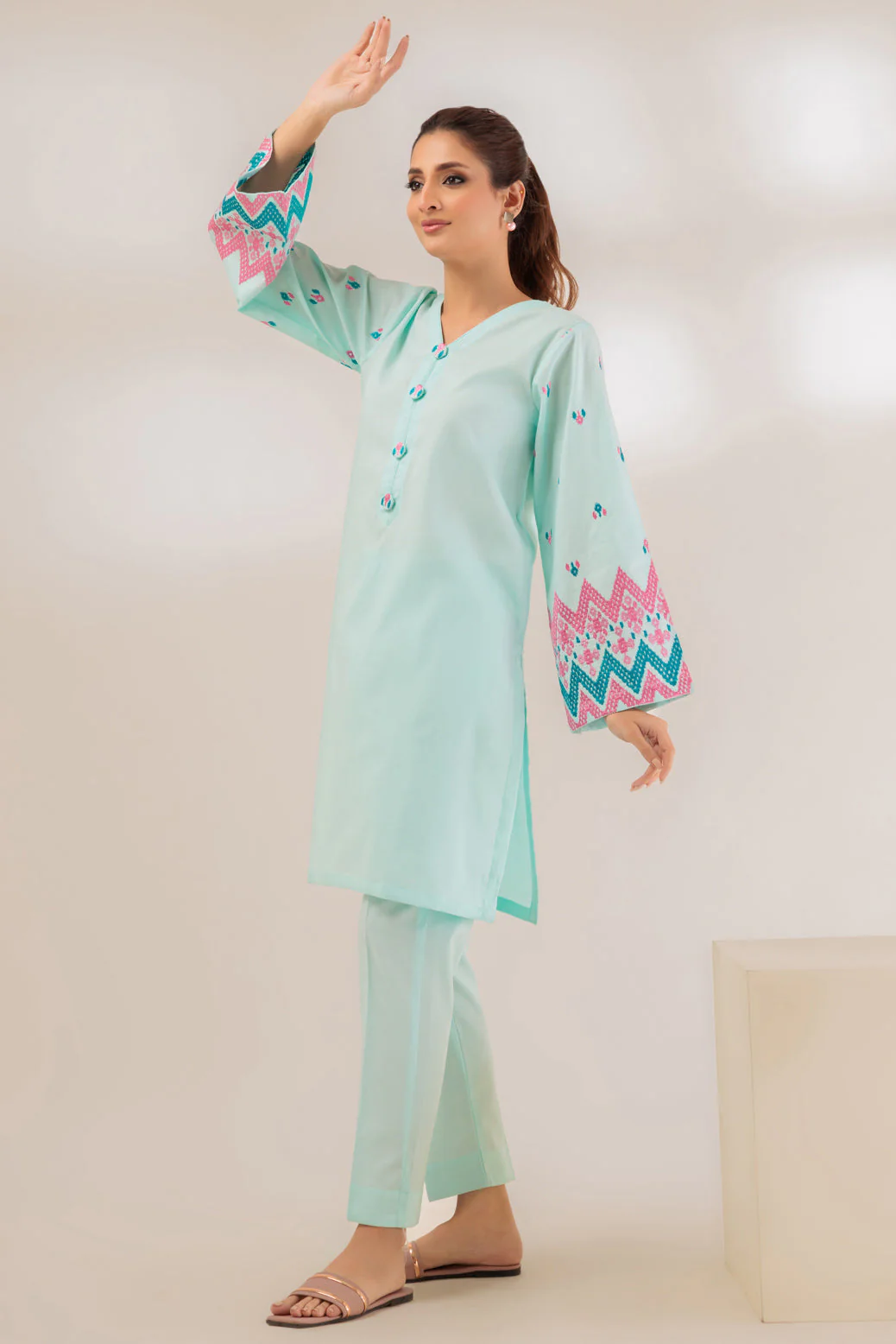 L-BLUE-CORDUROY-2 PIECE (PWS6232P57) - Image 3