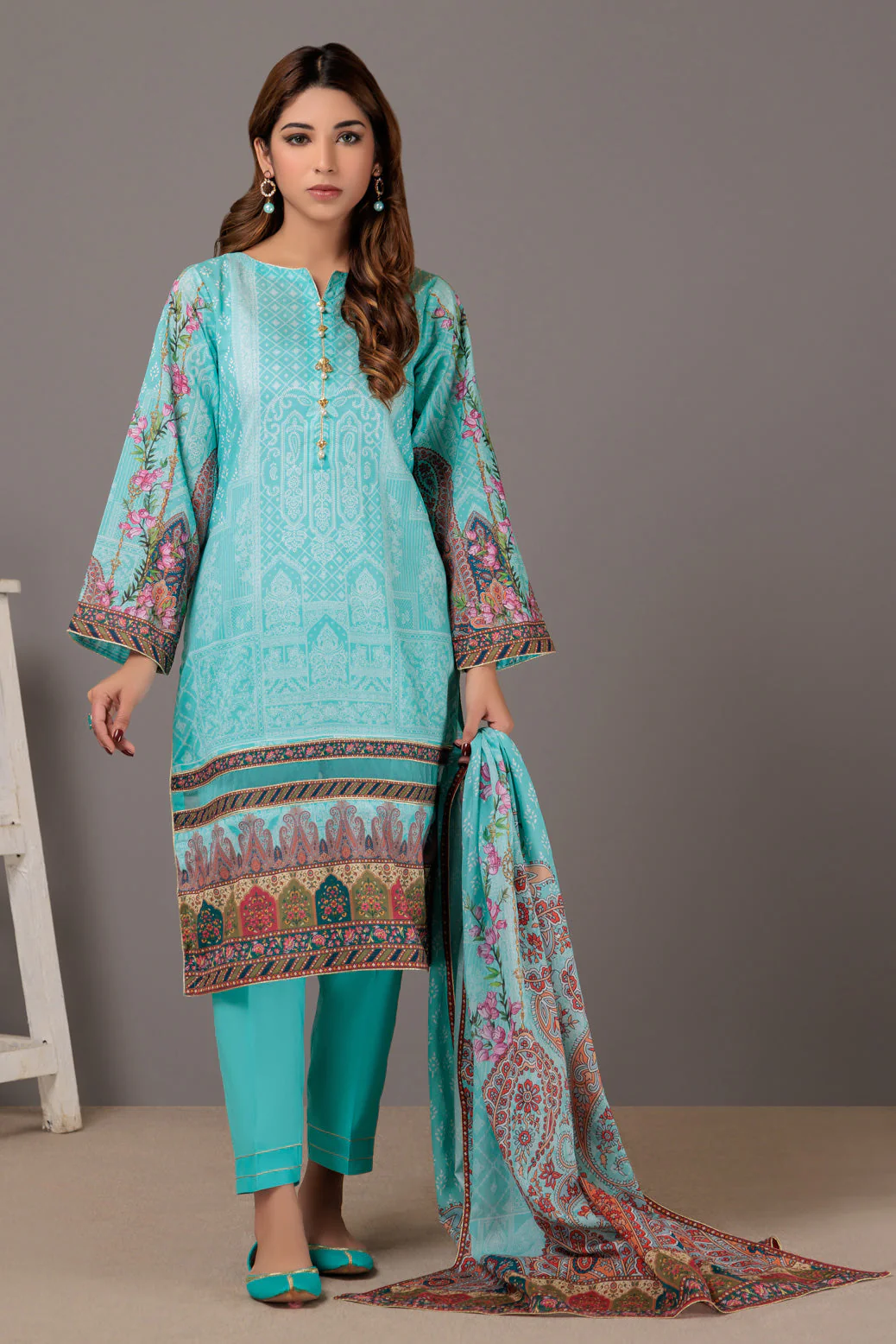 L-BLUE-LAWN-3 PIECE (SSS233P25) - Image 4