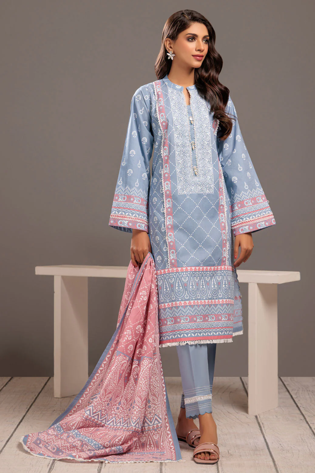 L-BLUE-LAWN-3 PIECE (SSS233P51) - Image 2