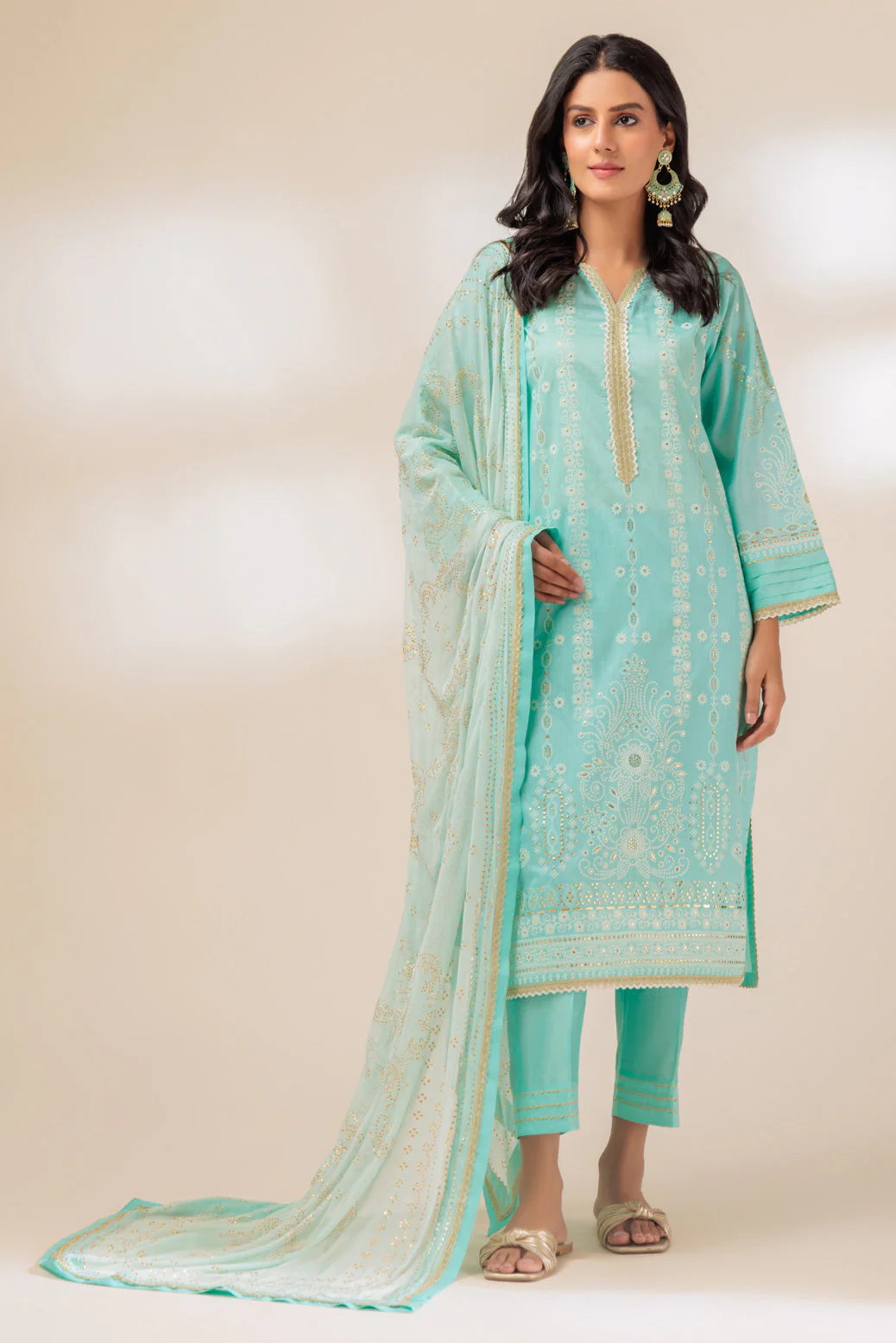 L-BLUE-VISCOSE-3 PIECE (BSHS233P01) - Image 3