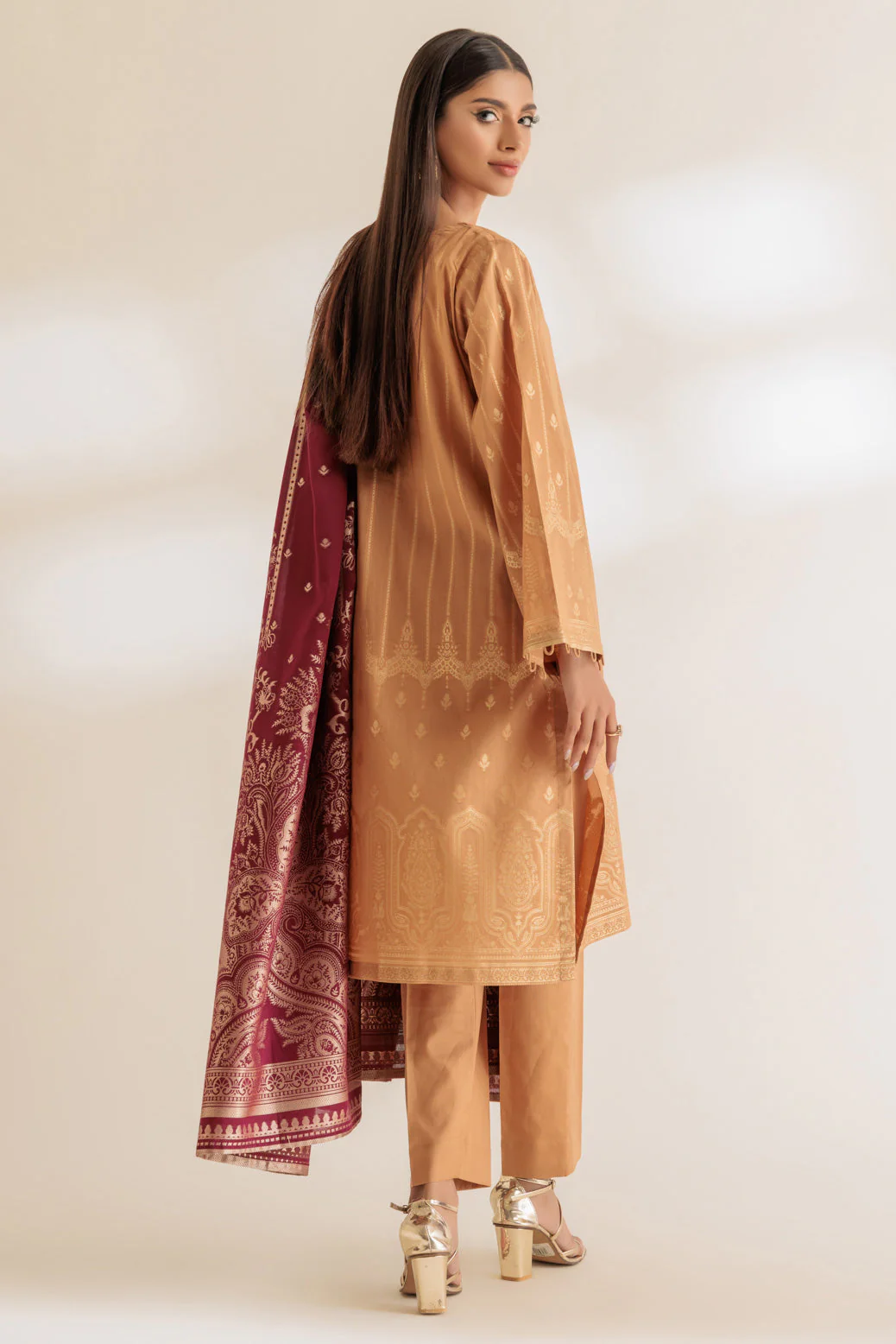 L-BROWN-JACQUARD-3 PIECE (SJ1243P02) - Image 5