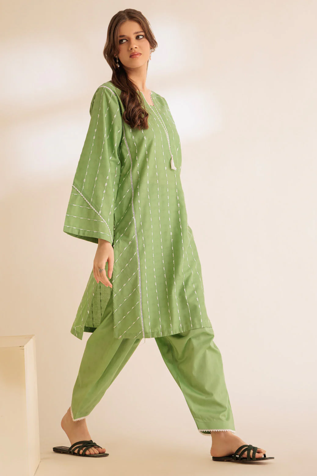 L-GREEN-JACQUARD-2 PIECE (SS6242P24) - Image 4