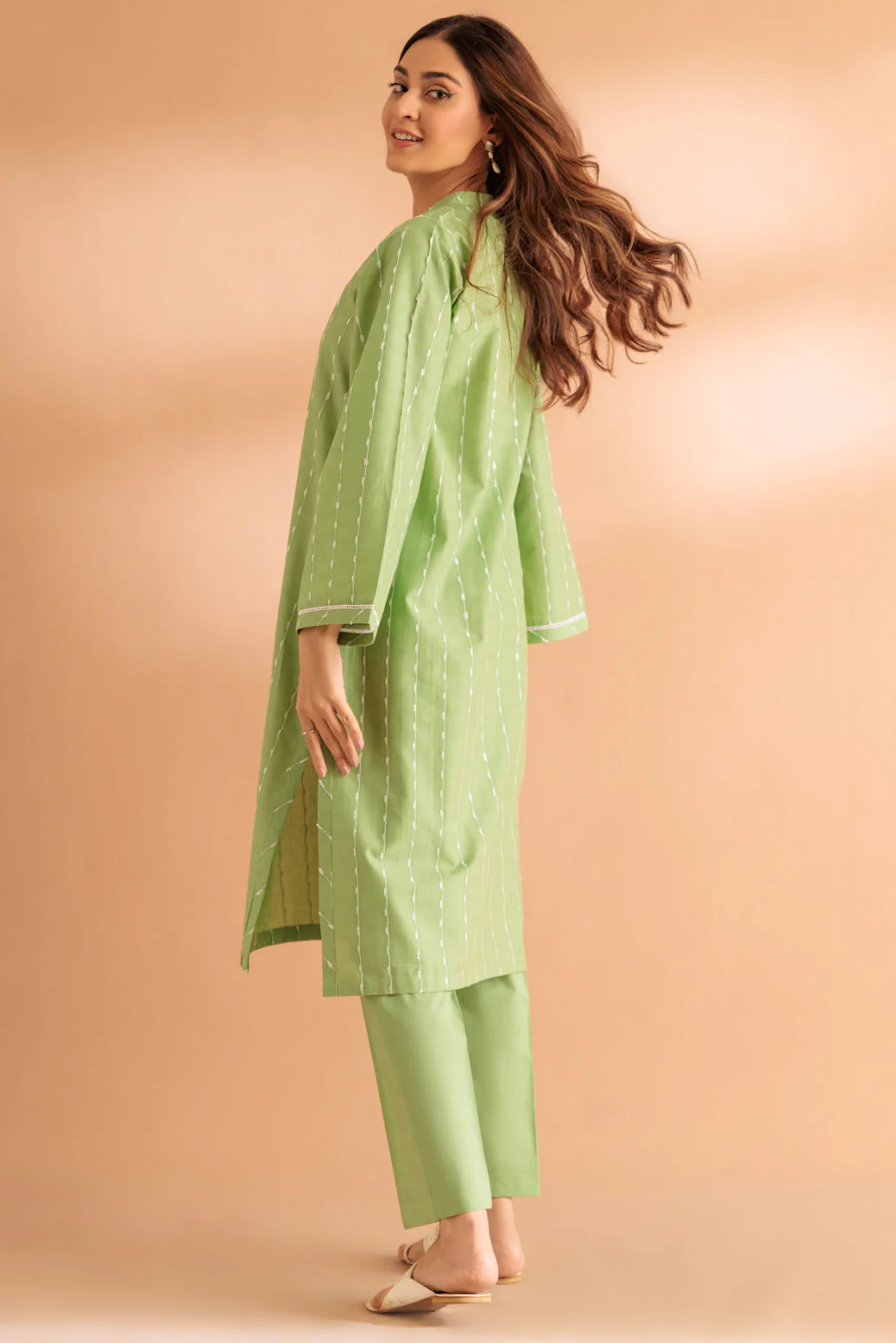 L-GREEN-JACQUARD-2 PIECE (SS6242P25) - Image 4