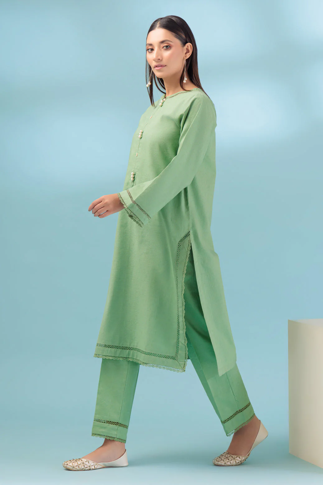 L-GREEN-JACQUARD-2 PIECE (WS6232P25) - Image 4