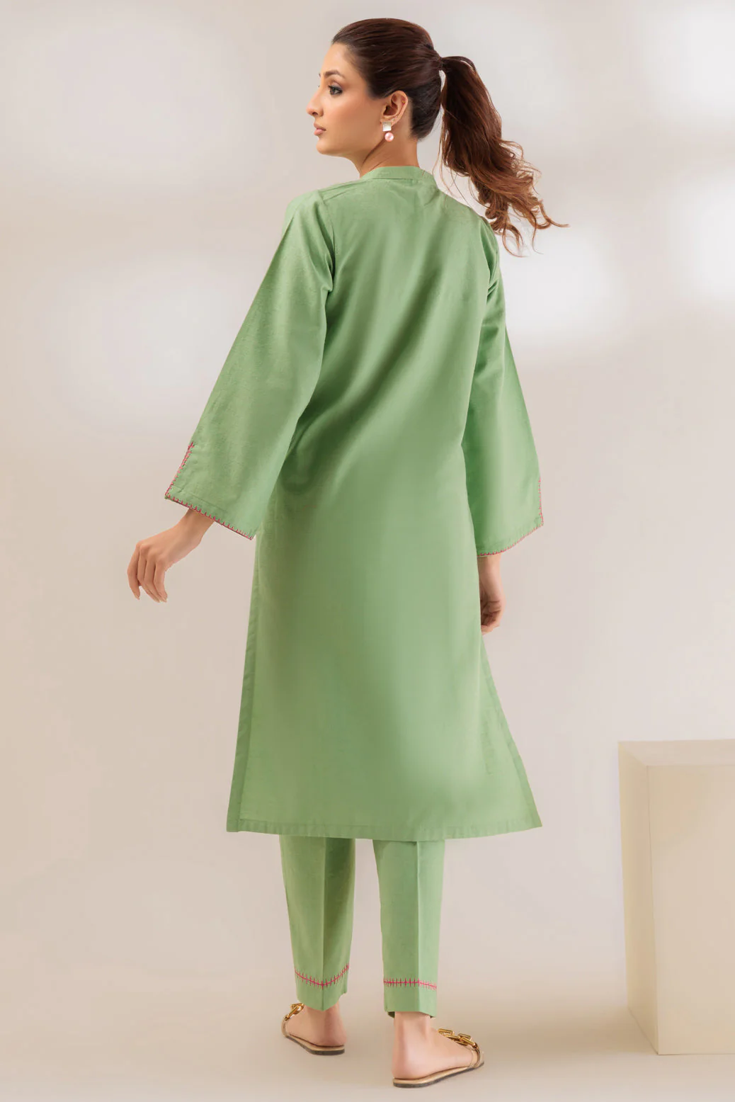 L-GREEN-JACQUARD-2 PIECE (WS6232P26) - Image 4