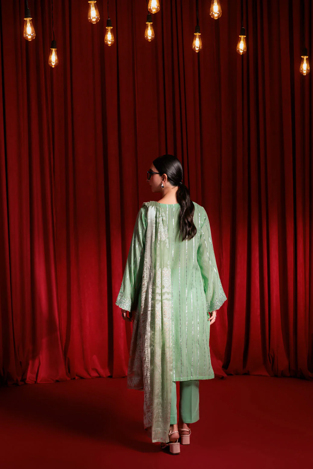 L-GREEN-JACQUARD-3 PIECE (BPS5243P32) - Image 4