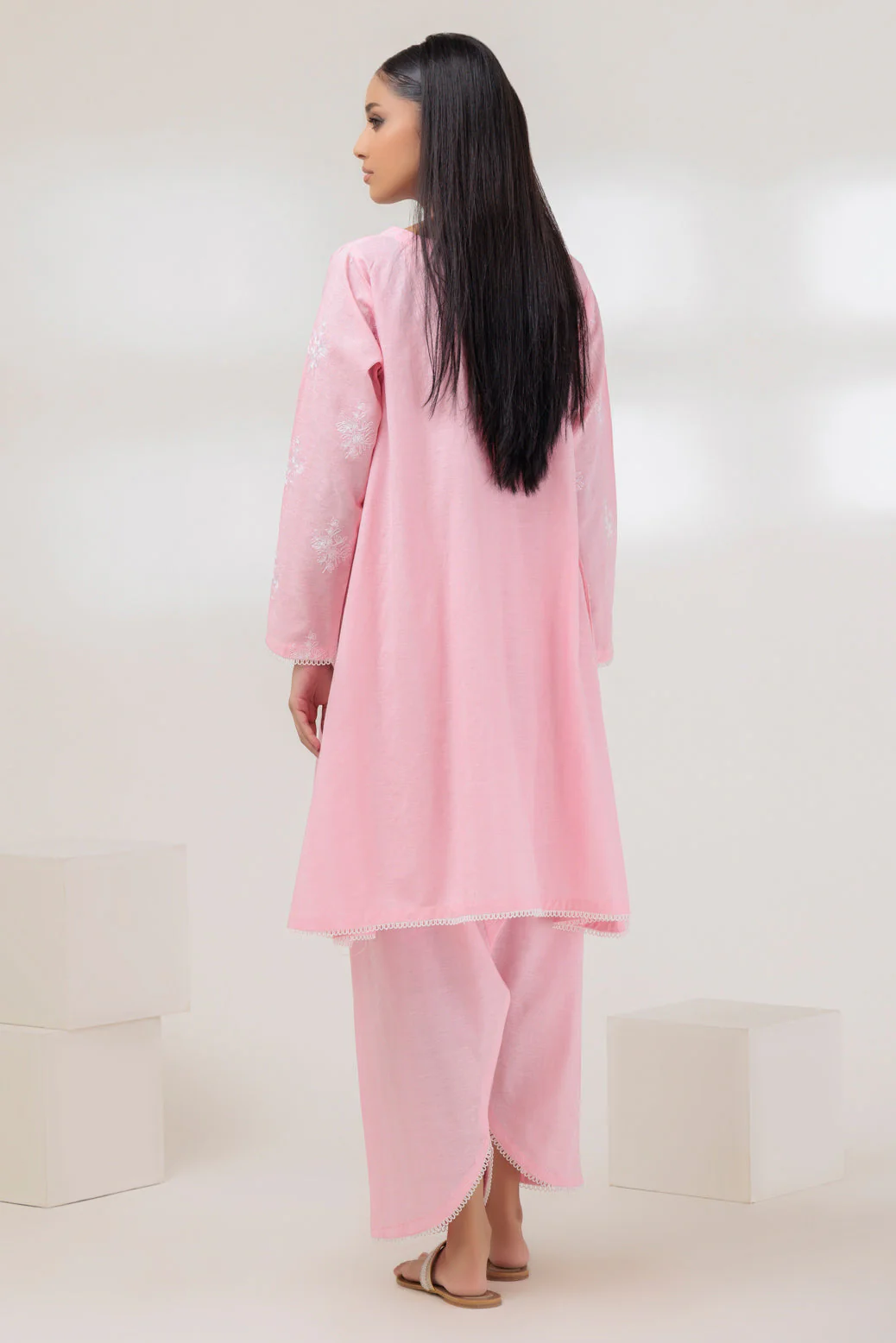 L-PINK-JACQUARD-2 PIECE (SRLS232P34) - Image 4