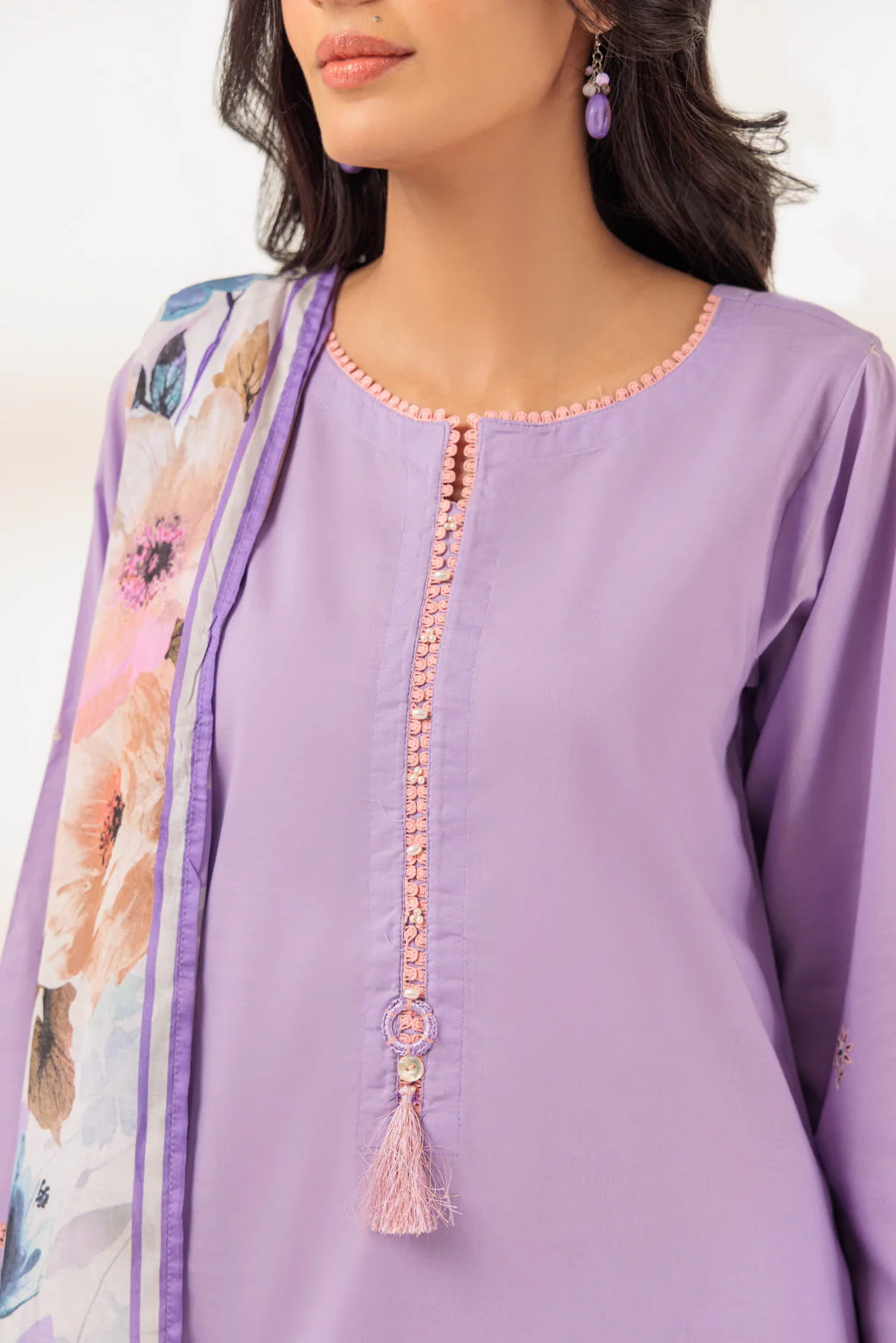 L-PURPLE-CAMBRIC-3 PIECE (1S24B3P032) - Image 2