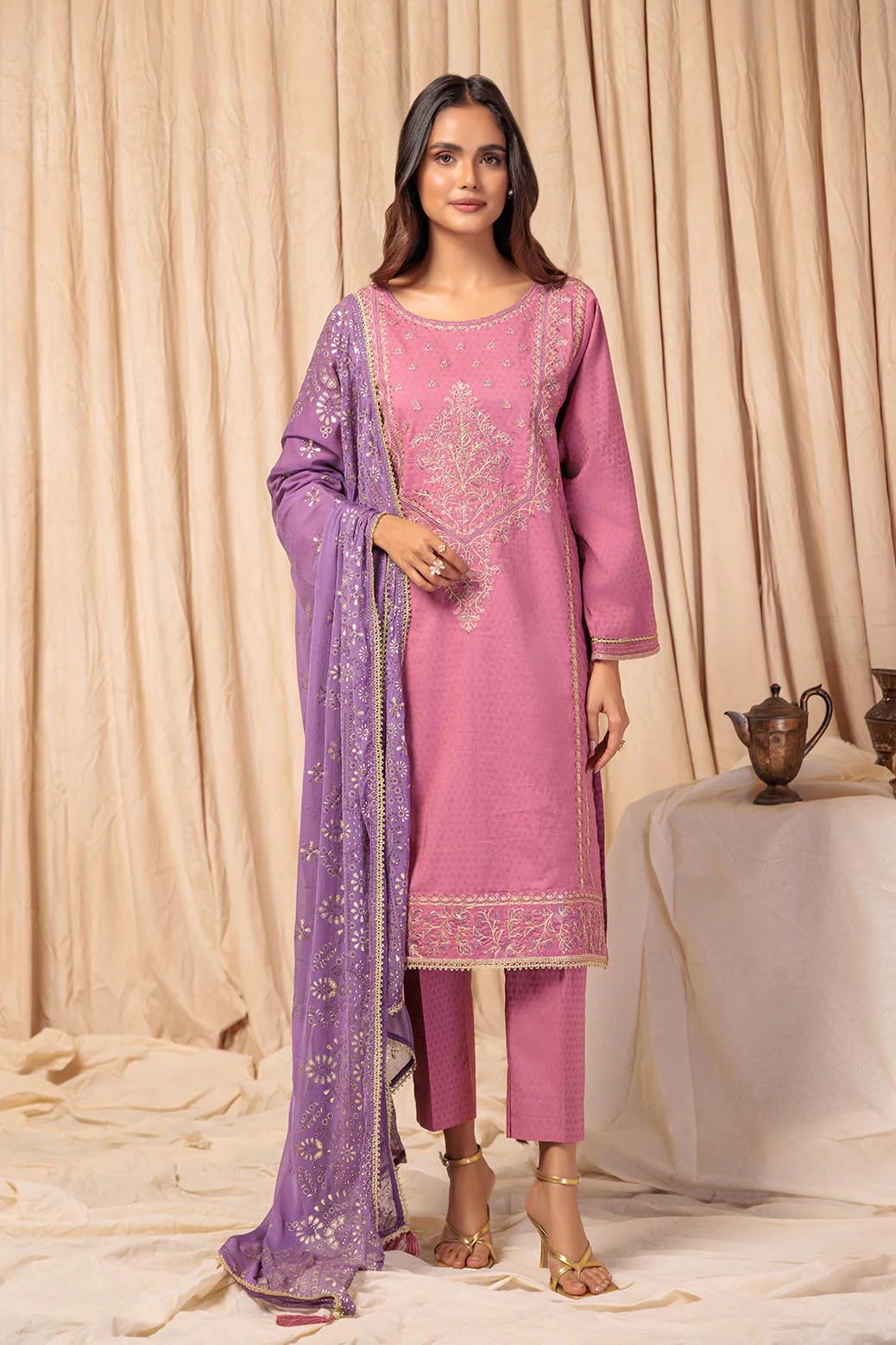 L-PURPLE-JACQUARD-3 PIECE (SS5243P32) - Image 4