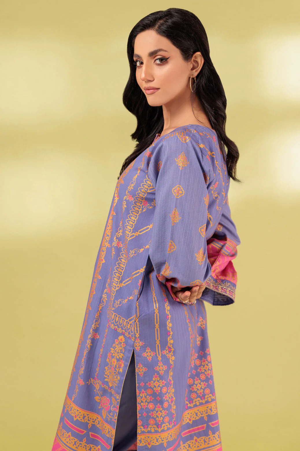 L-PURPLE-LAWN-2 PIECE (SSS232P34) - Image 2