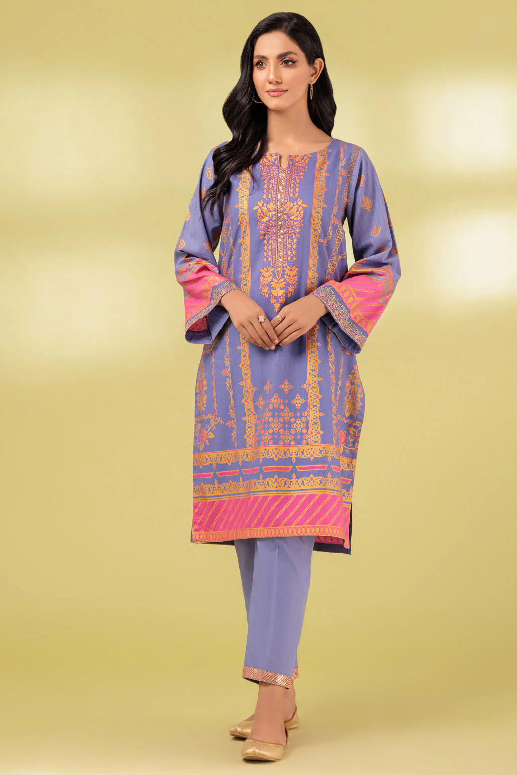 L-PURPLE-LAWN-2 PIECE (SSS232P34) - Image 3