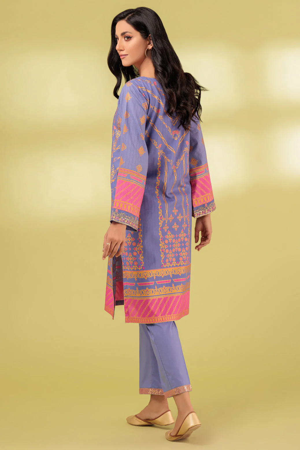 L-PURPLE-LAWN-2 PIECE (SSS232P34) - Image 4