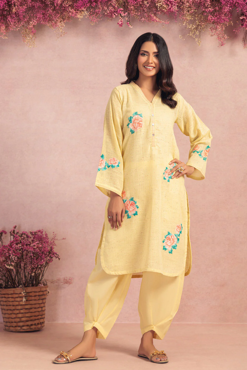 L-YELLOW-LAWN-2 PIECE (WS6232P03) - Image 3