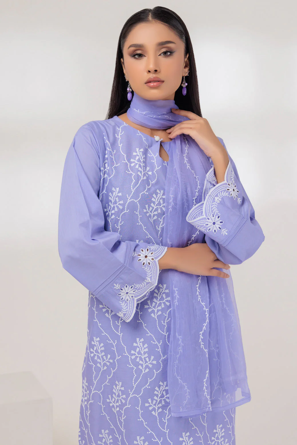 LAVENDER-CAMBRIC-3 PIECE (SRS233P68) - Image 2