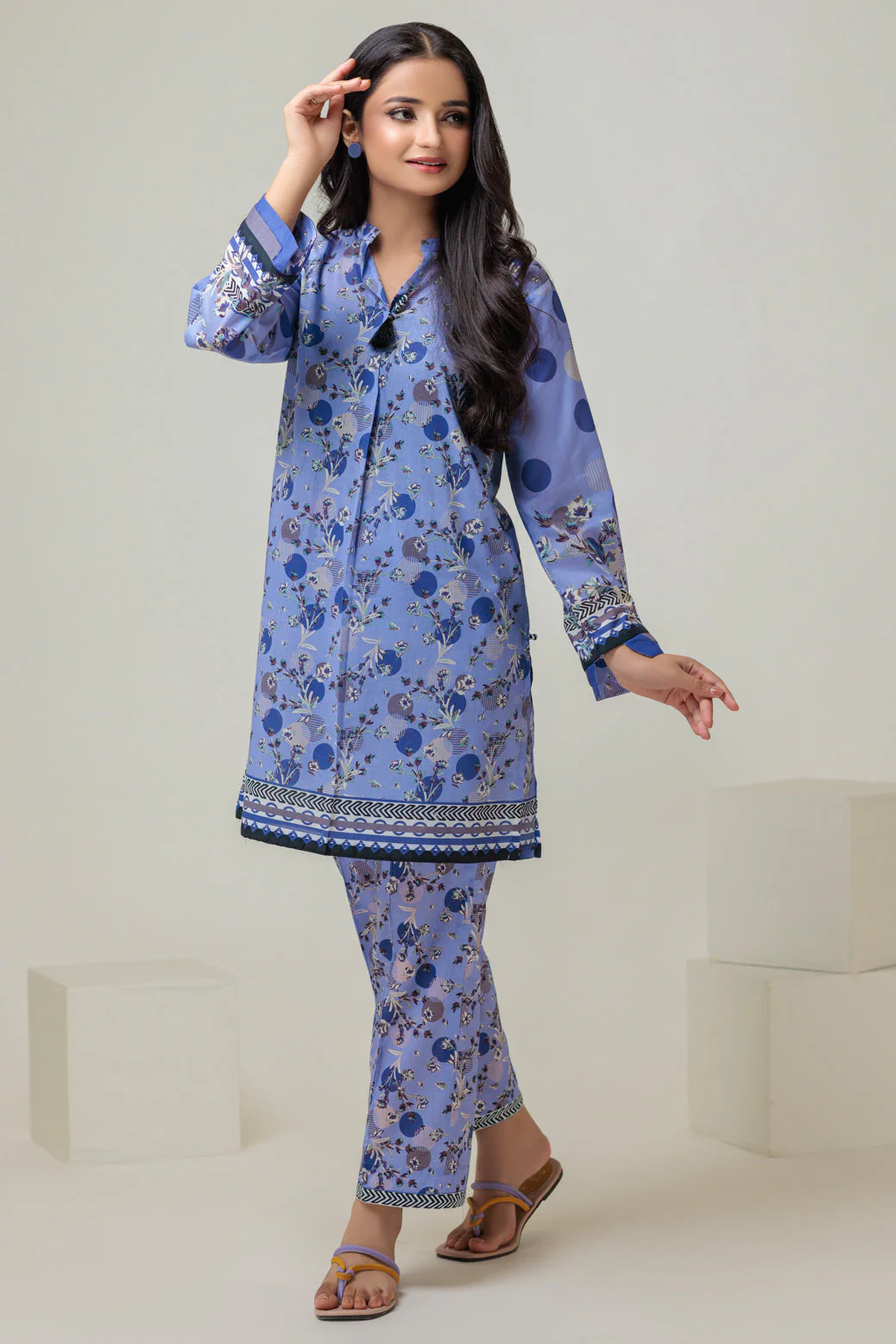 LAVENDER-LAWN-2 PIECE (RAK232P08) - Image 3