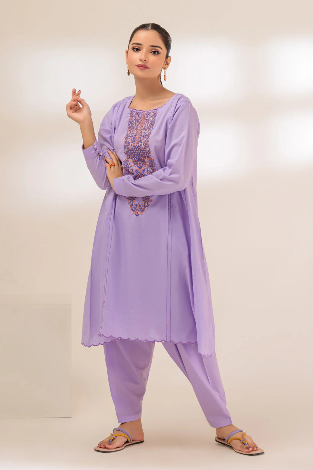LILAC-CAMBRIC-2 PIECE (SSS232P28) - Image 3