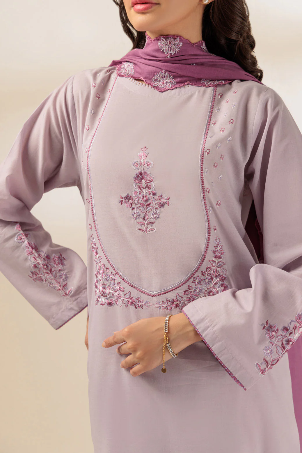 LILAC-CAMBRIC-3 PIECE (BPS5243P08) - Image 2