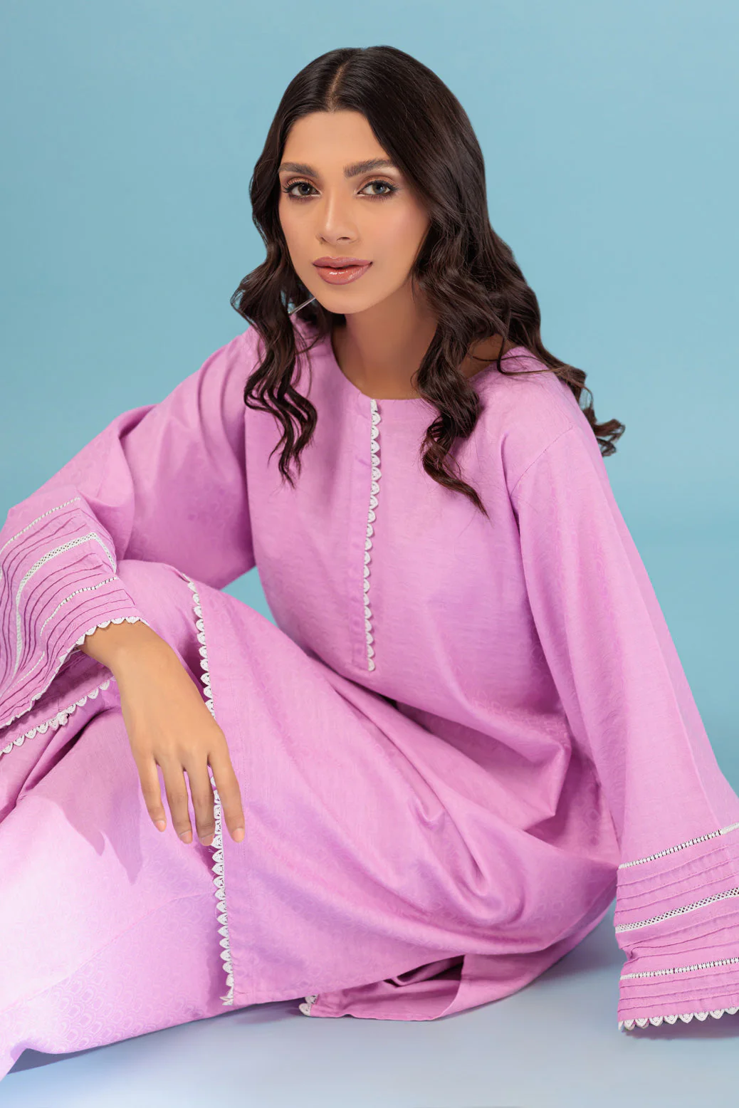 LILAC-JACQUARD-2 PIECE (BSRS232P03) - Image 3