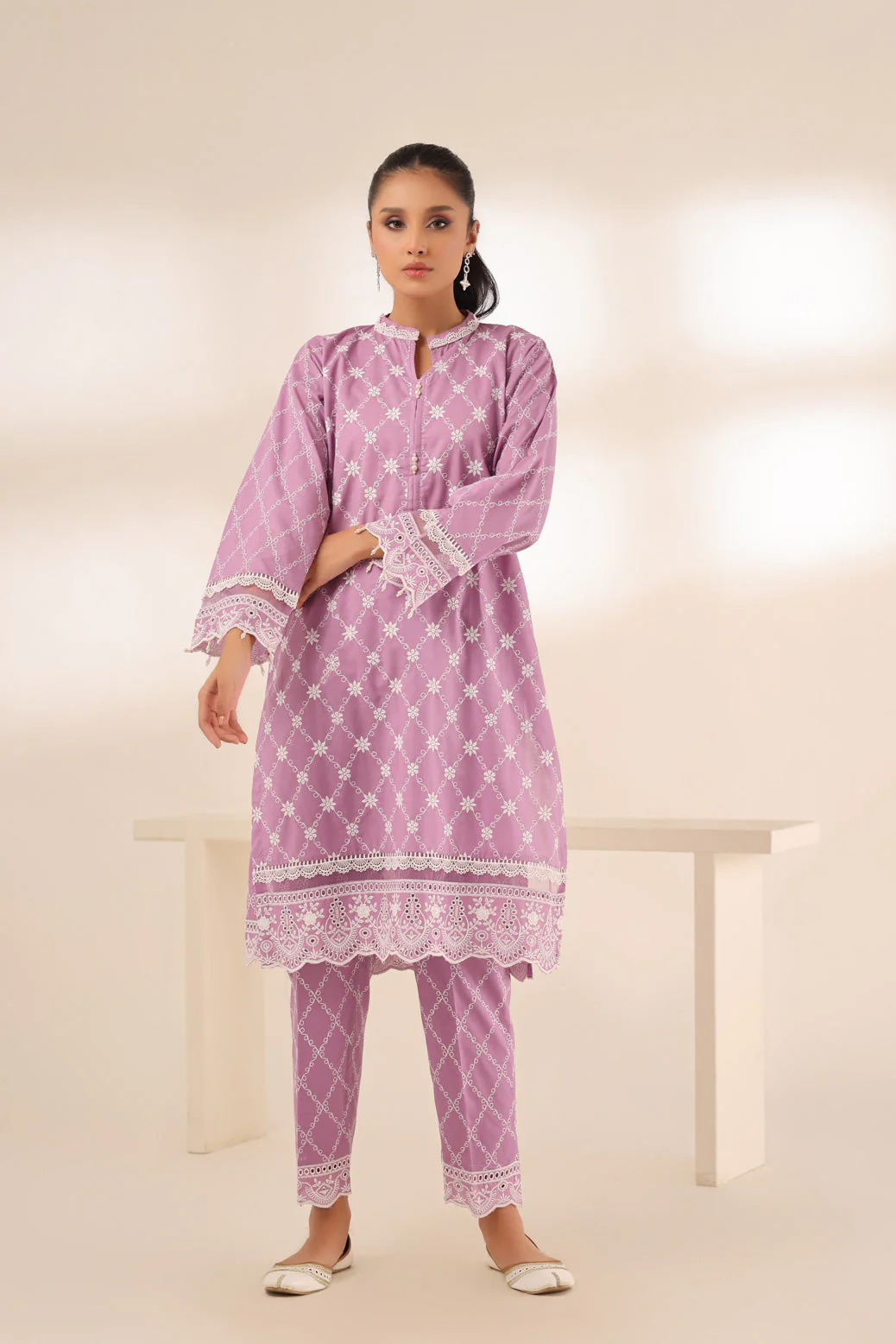 LILAC-LAWN-2 PIECE (SAS232P13) - Image 3