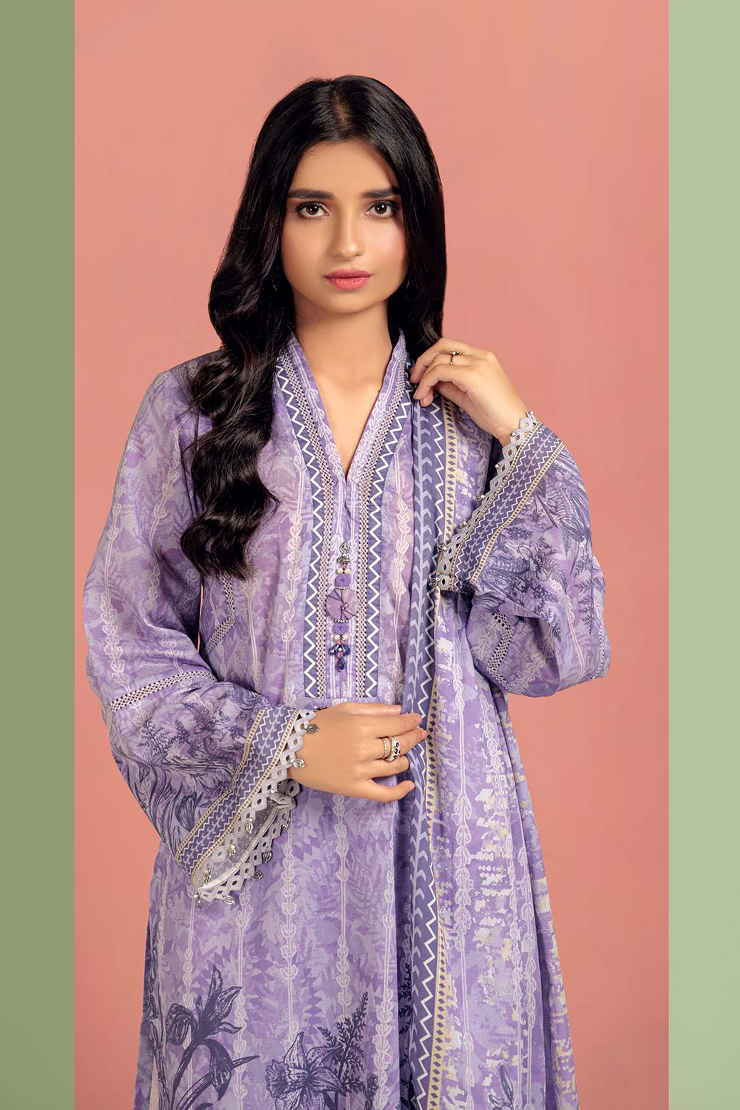 LILAC-LAWN-3 PIECE (SRS233P11) - Image 2