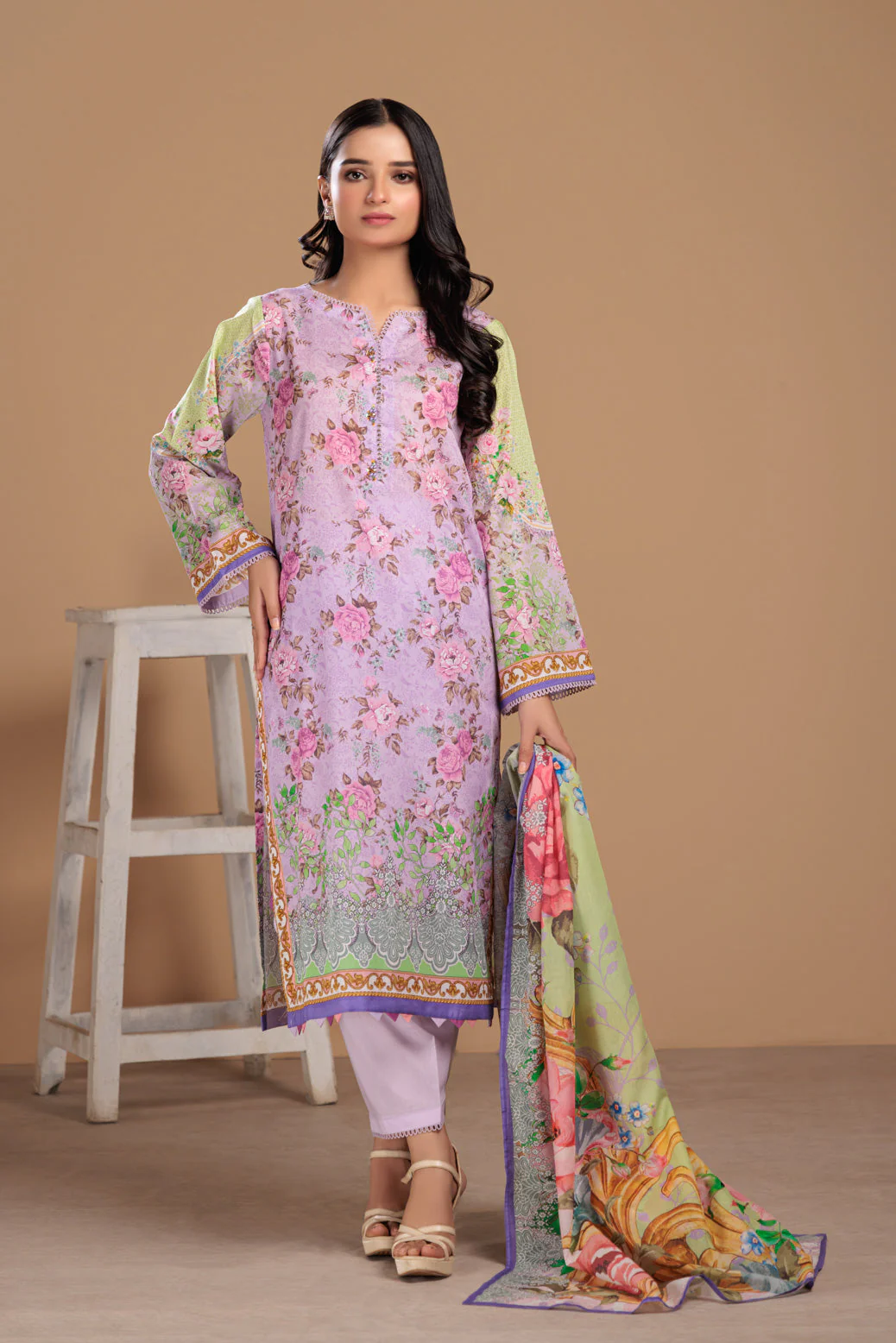 LILAC-LAWN-3 PIECE (SRS233P61) - Image 3