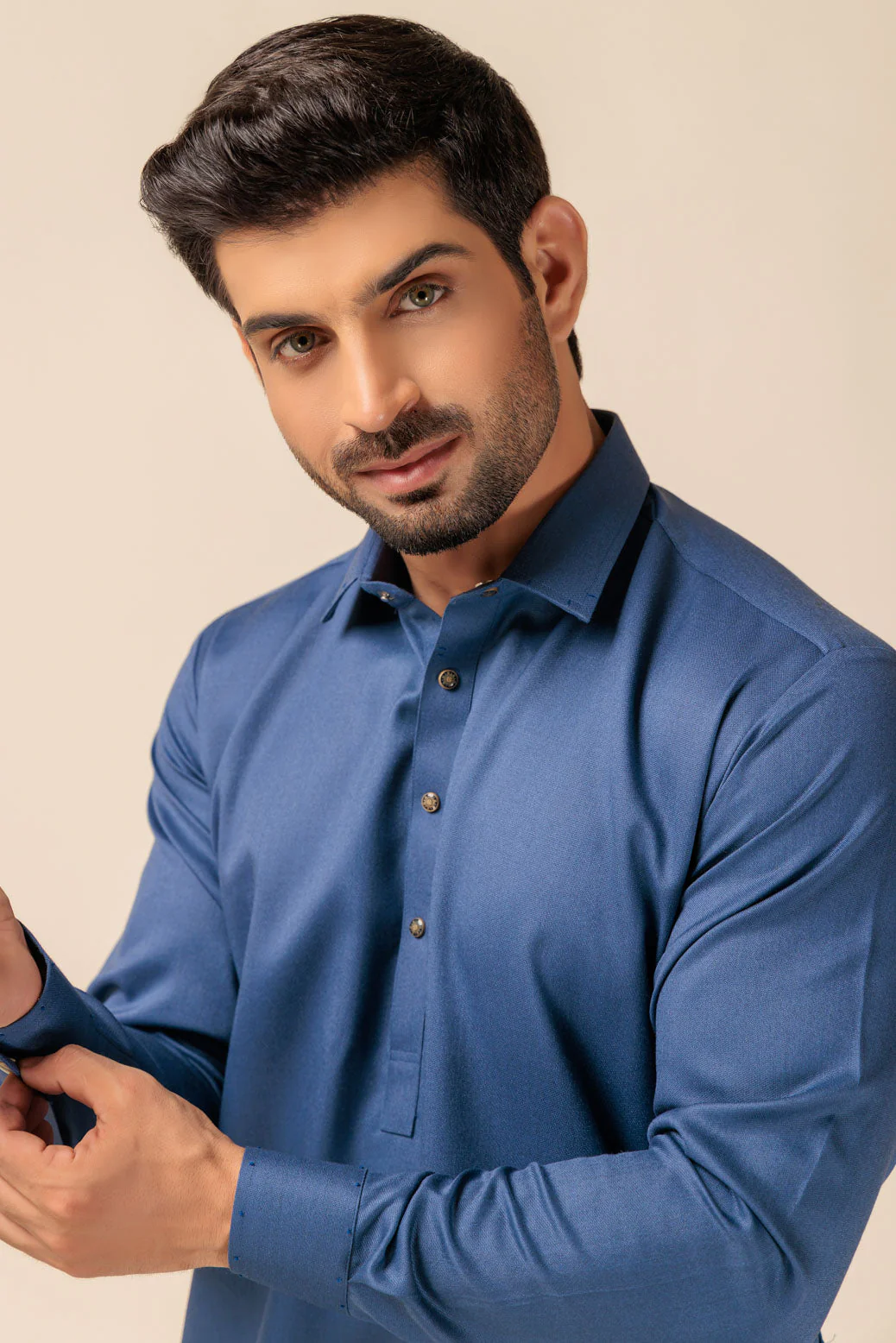 M-BLUE-BLENDED-SHALWAR SUIT - (GSSW23-023) - Image 2