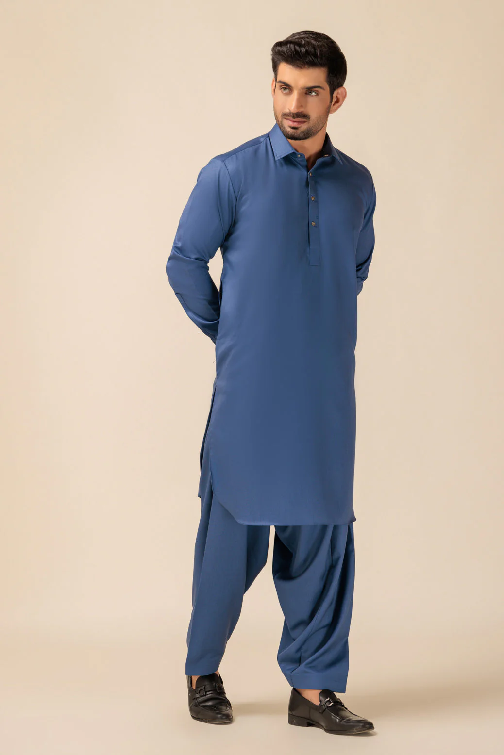 M-BLUE-BLENDED-SHALWAR SUIT - (GSSW23-023) - Image 4